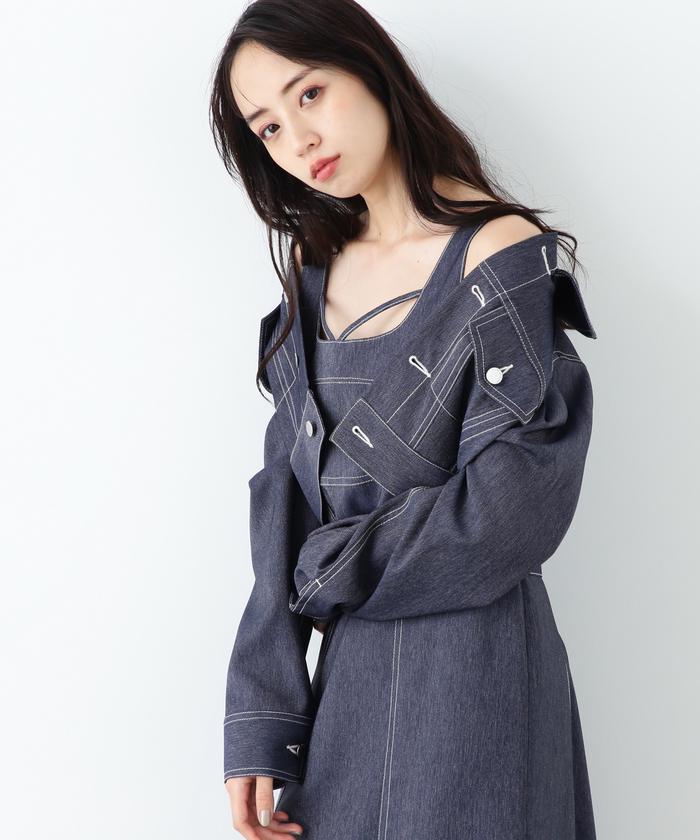 JILL STUART ジルスチュアート デニムライクシリーズジャケット デニムライクシリーズ ジャケット(505065220) | ジル バイ ジル