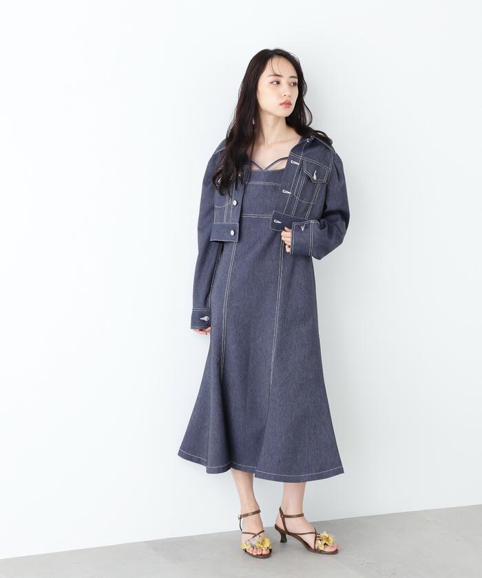 JILL STUART ジルスチュアート デニムライクシリーズジャケット デニムライクシリーズ ジャケット(505065220) | ジル バイ ジル