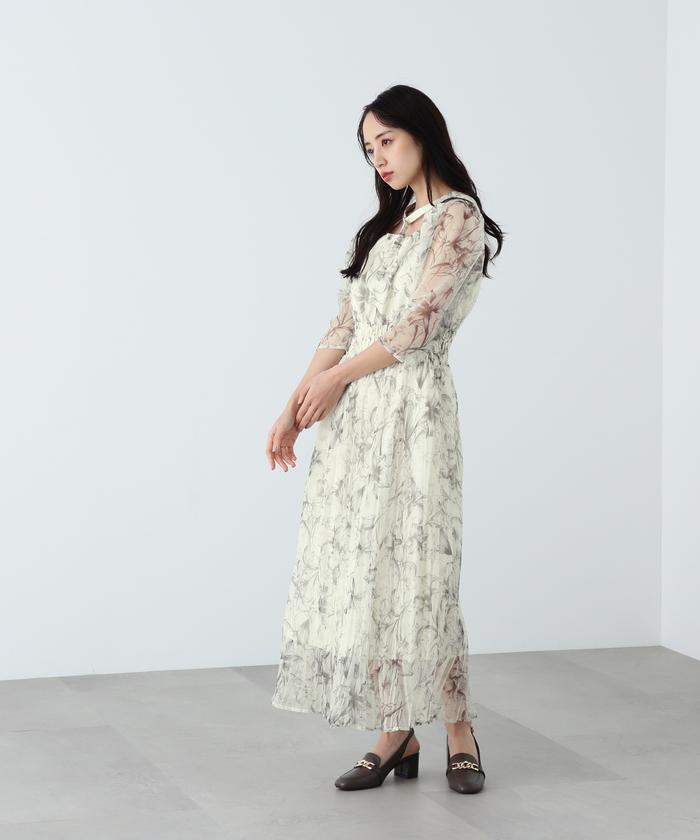 ハートプリントシャーリングワンピース | JILL by JILL STUART