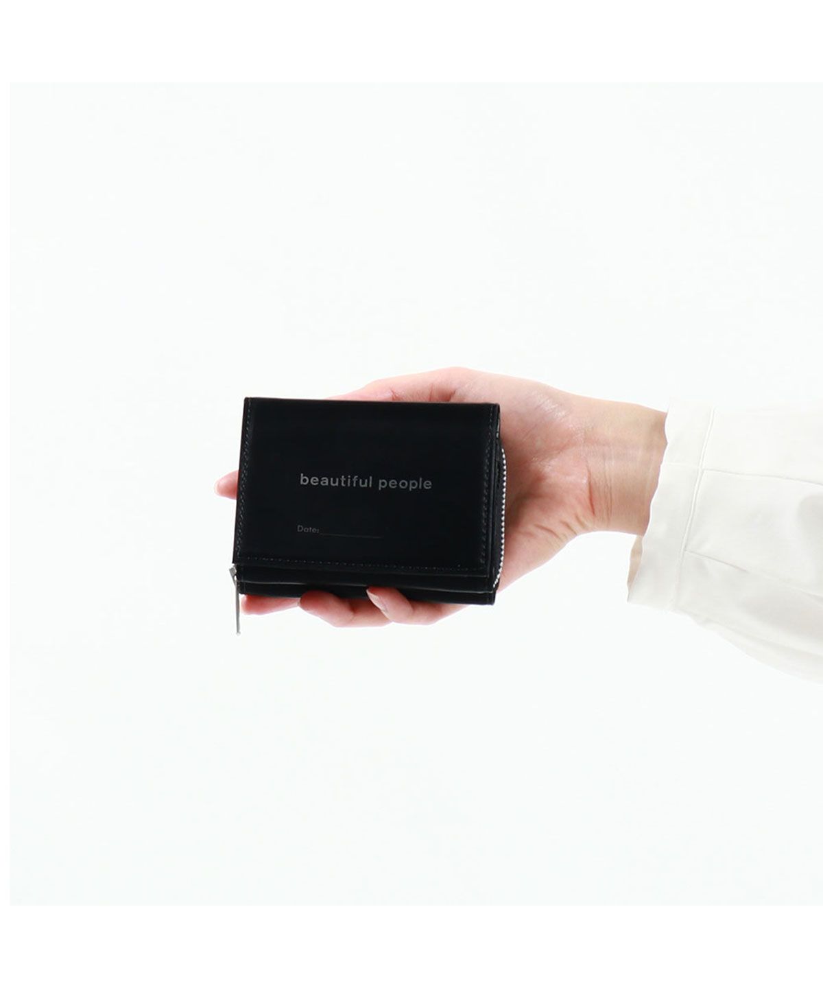 【美品】beautiful people PU&カウハイドアドレスフォンポーチ beautiful people（ビューティフルピープル）の「beautiful