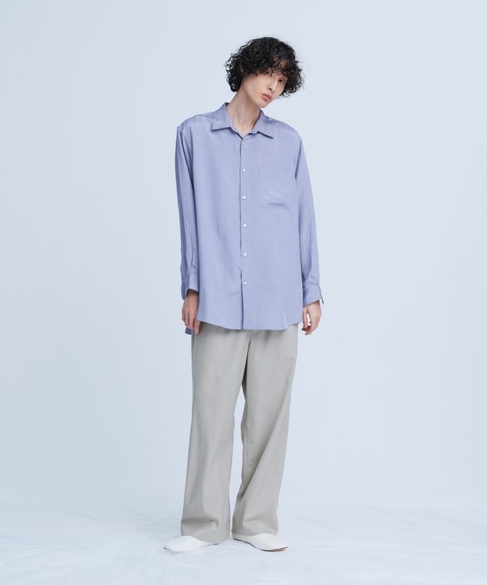 [極美品] EDIFICE × ロロピアーナ　23SS　パイプドステムパンツ　L 極美品] EDIFICE × ロロピアーナ 23SS パイプドステムパンツ L