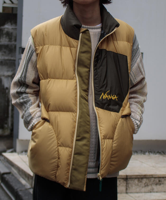 NANGA/ナンガ】MAZENO RIDGE VEST マゼノリッジ ダウンベスト