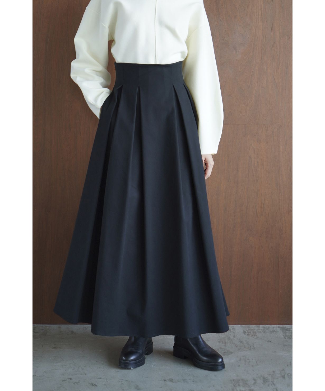 セール 40%OFF】HIGH WAIST VOLUME MAXI SKIRT(505065587) | クラネ ...