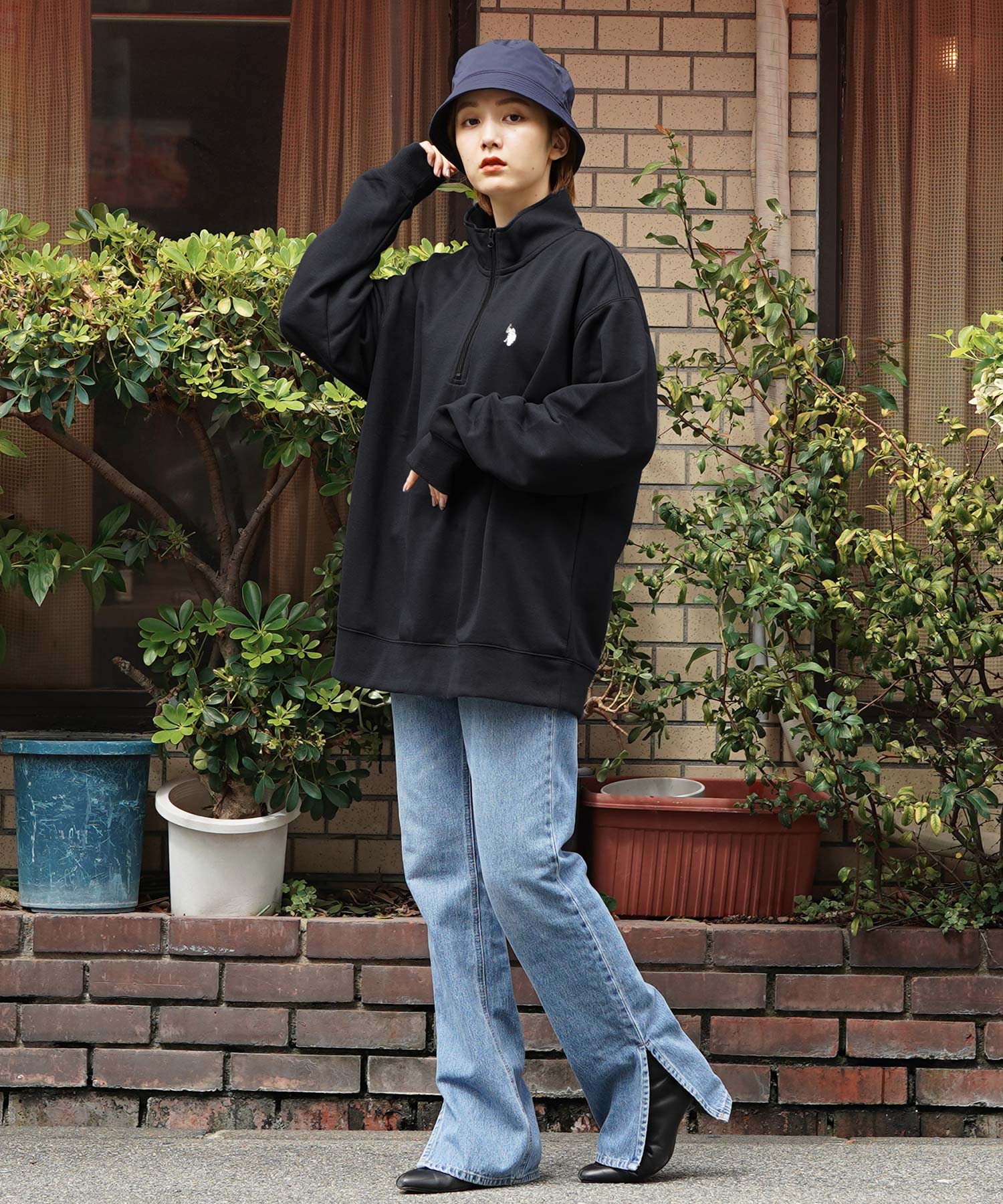 ジギーズショップ JIGGYS SHOP US.POLO ASSN. 別注ハーフジップ ジギーズショップ JIGGYS SHOP US.POLO ASSN. 別注ハーフジップ