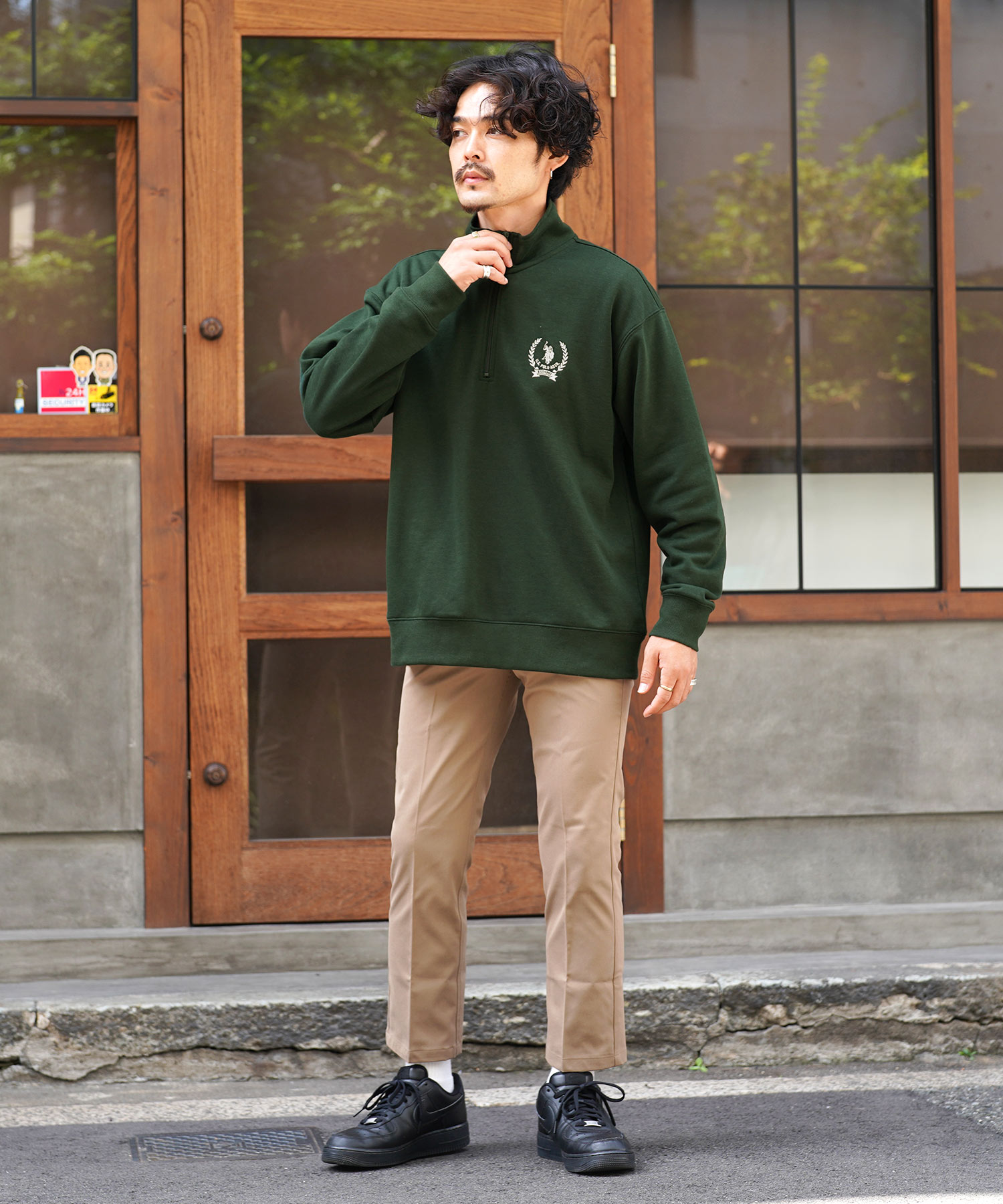 ジギーズショップ JIGGYS SHOP US.POLO ASSN. 別注ハーフジップ ジギーズショップ JIGGYS SHOP US.POLO ASSN. 別注ハーフジップ