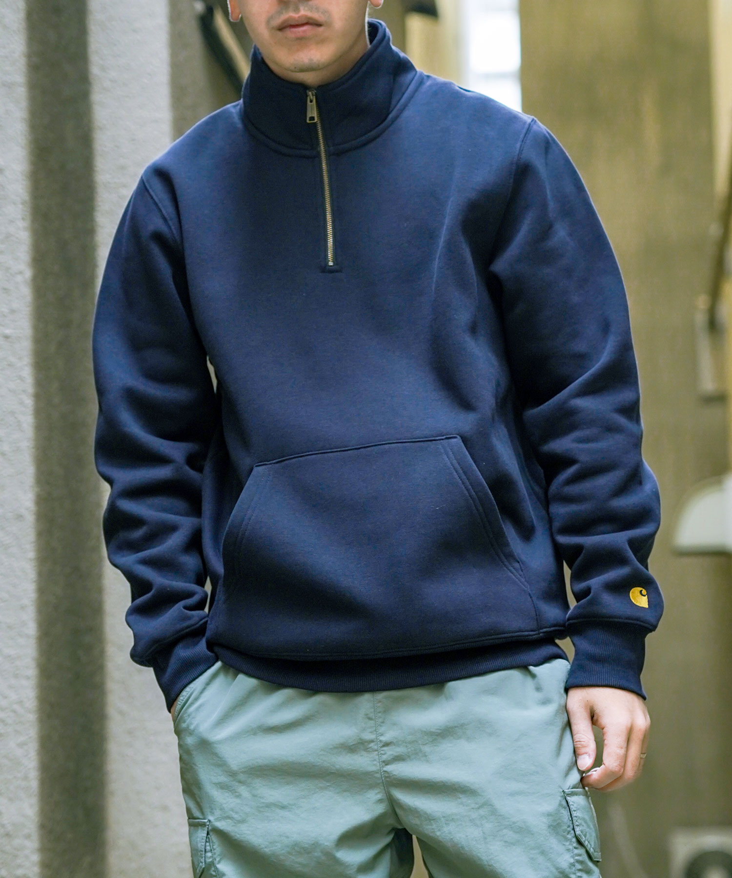 Carhartt WIP(カーハート ワークインプログレス) CHASE ハーフジップ ...