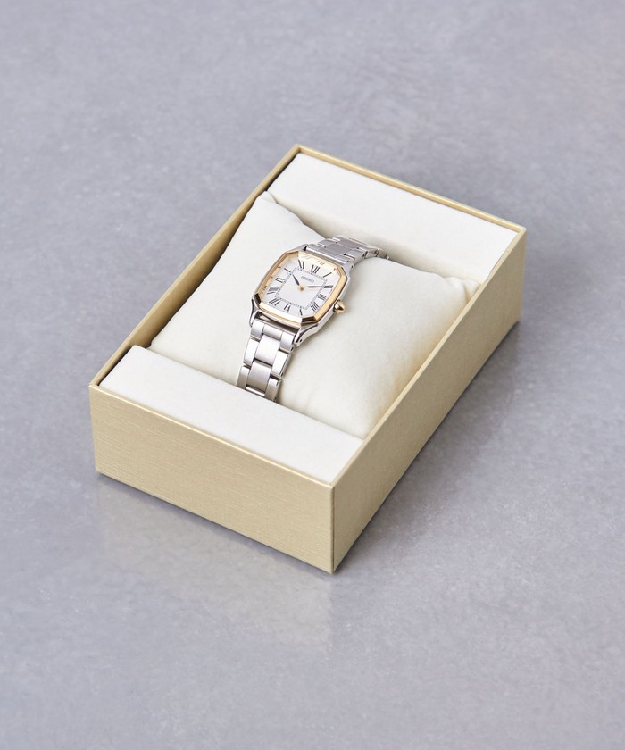 別注】＜SEIKO＞スクエア メタル 時計(505073828
