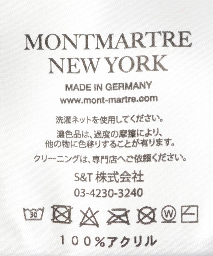 MONTMARTRE NEW YORK / モンマルトル ニューヨーク】SANITY SCARF