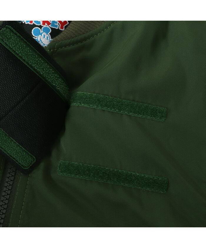 【着用2回のみ美品】BREEZE ディズニーコラボ　MA-1ジャケット 着用2回のみ美品】BREEZE ディズニーコラボ MA-1ジャケット