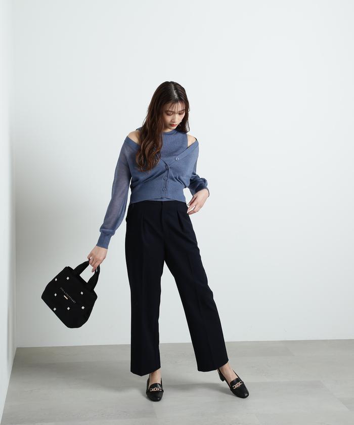 セール 50%OFF】サイドベルトパンツ(505068596) | ジル バイ