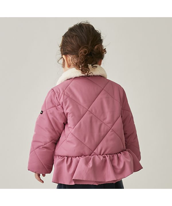 セール 40%OFF】【撥水加工】バックフリル中綿ジャケット