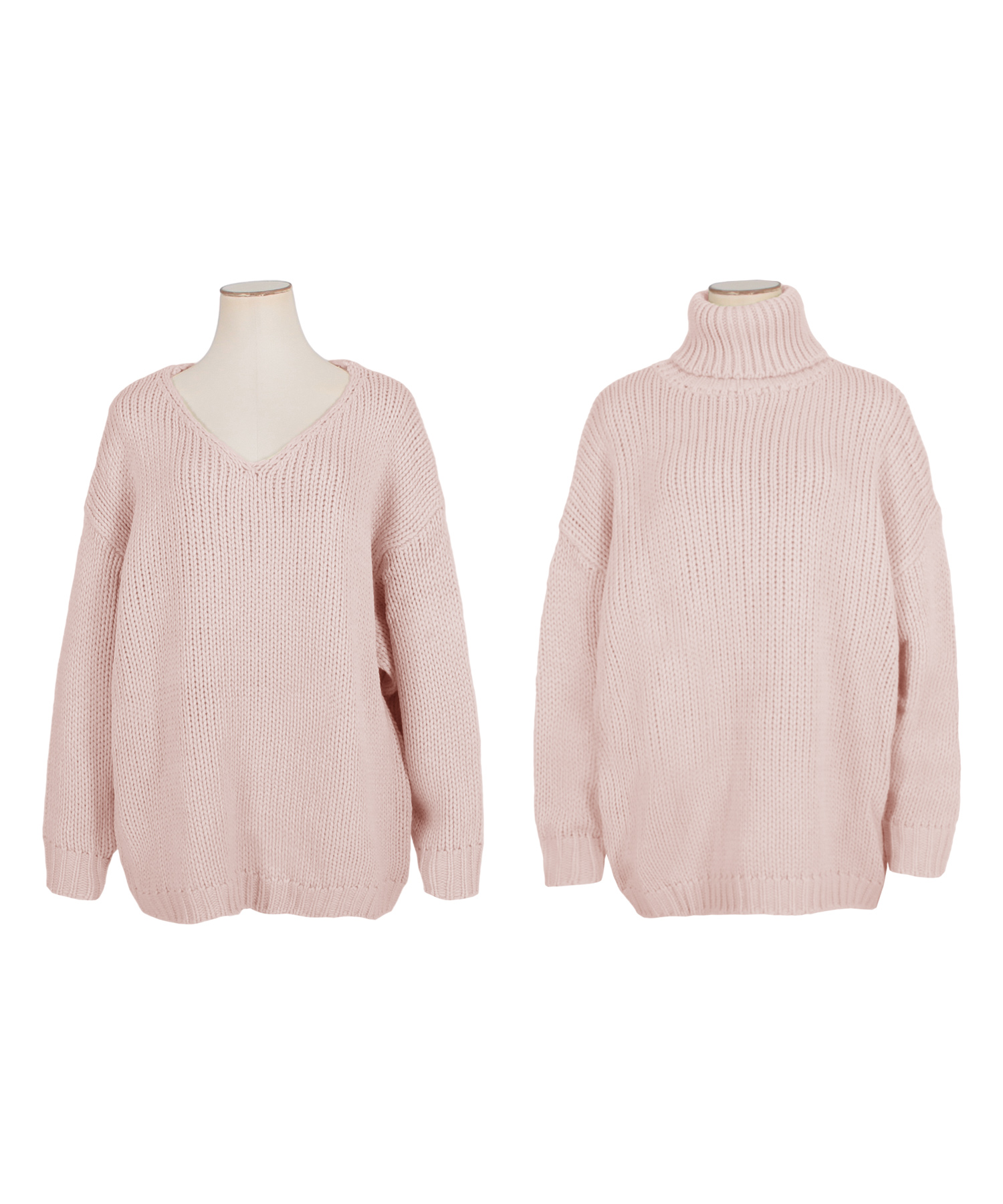ジュリアブティック JULIA BOUTIQUE タートルネック・手編み風