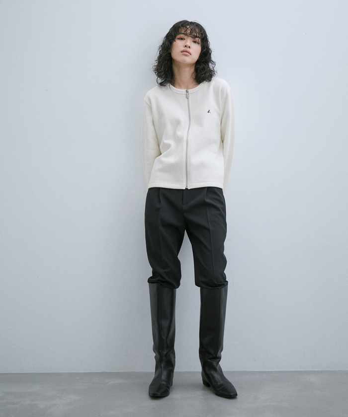 agnes b. pour ADAM ET ROPE'】CARDIGAN CLASSIQUE ZIP(505078552