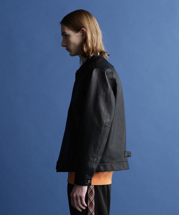 ジャケット・アウター Schott SHEEP LEATHER 1st TRACKER JACKET SHEEP LEATHER 1st TRACKER JACKET/シープレザー トラッカー