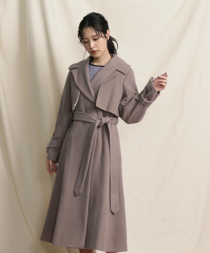 アプワイザーリッシェJILL STUART OLIVE COAT スプリング トレンチ コート