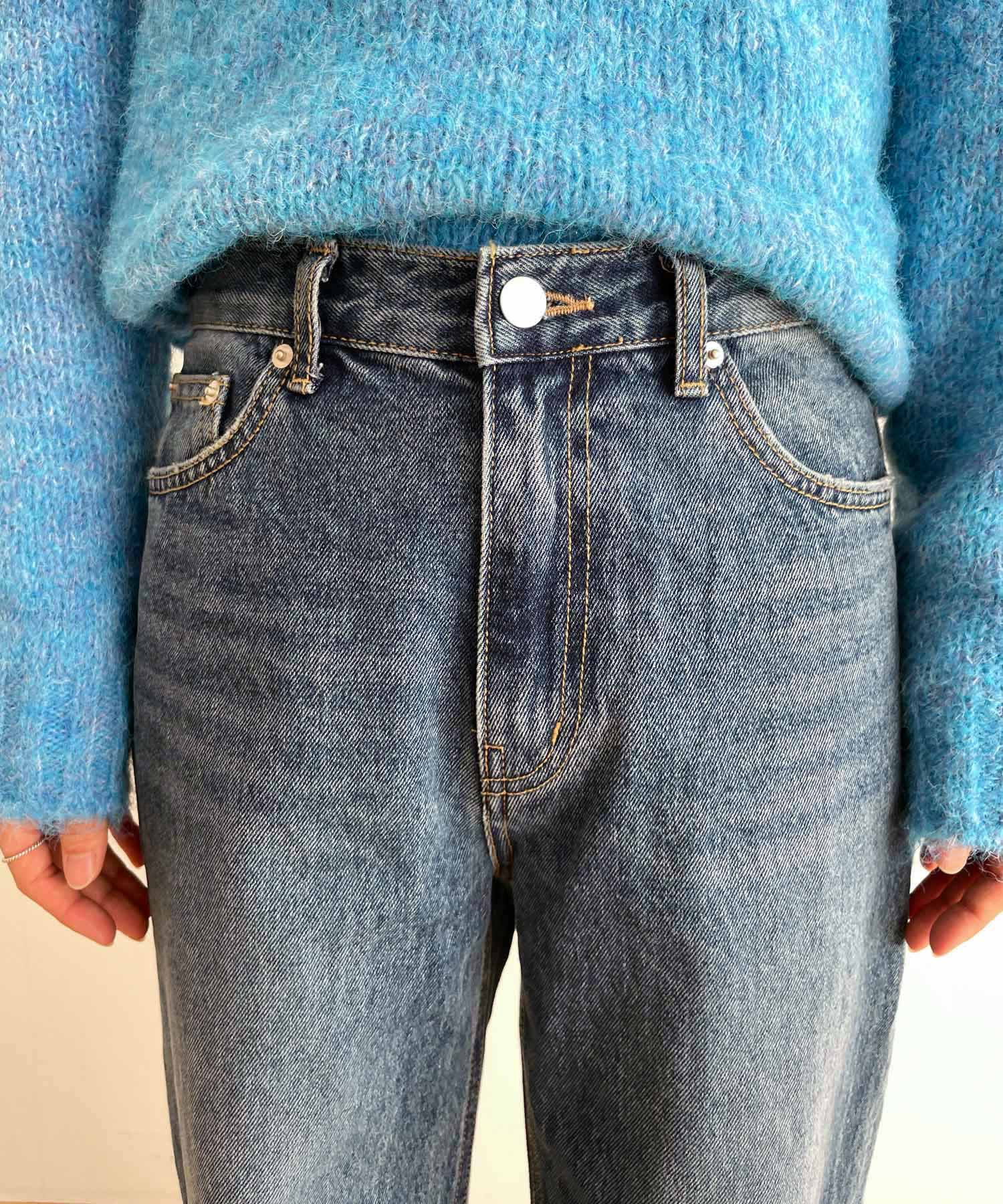 キャナルジーン　エルマールワイドデニム完売色 El marローウエストデニムパンツ | CANAL JEAN（キャナルジーン