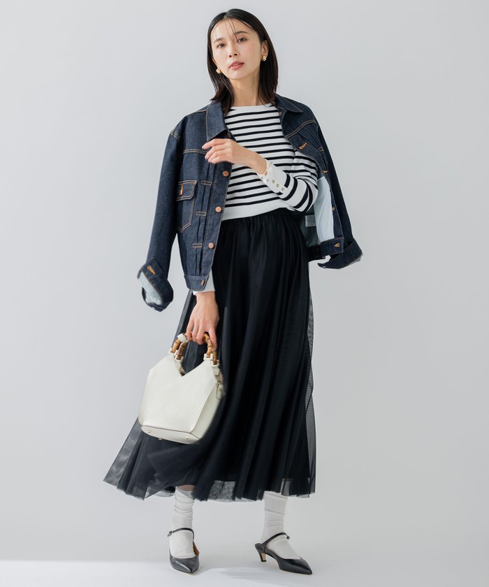 セール 20%OFF】【WEB限定/洗える】エアリーチュール スカート