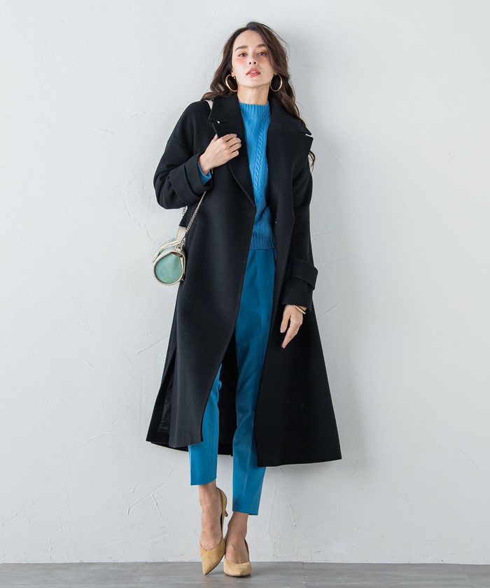 セール】ビアッジョブルー Viaggio Blu SP140Jackalロングコート セール】ビアッジョブルー Viaggio Blu SP140Jackalロングコート