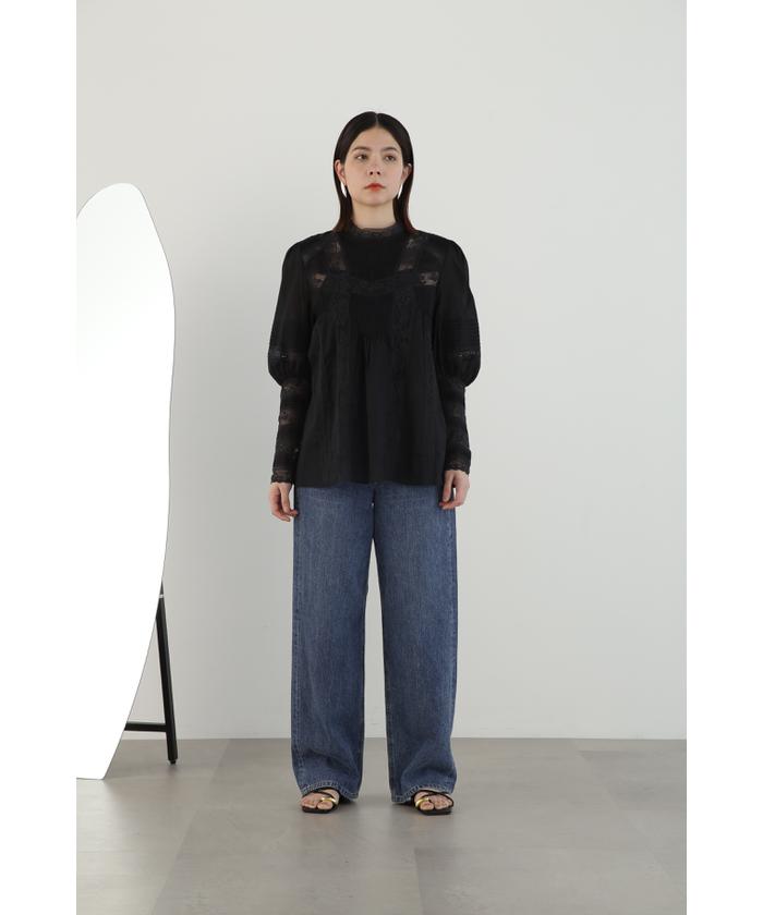 セール 60%OFF】レースピンタックブラウス(505086237) | ジル