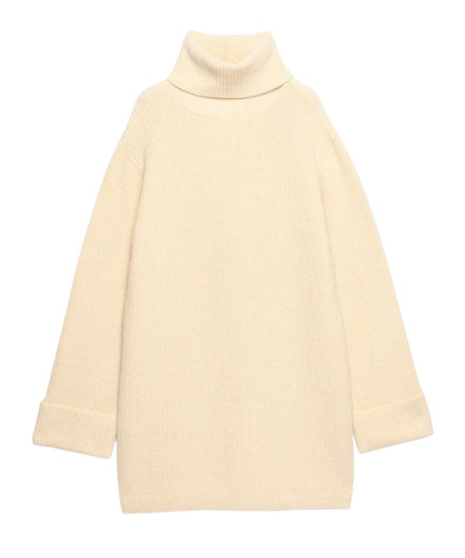 【値下げ】eimy istoire オフロールルーズニットミニワンピース セール 50%OFF】エイミーイストワール eimy istoire オフロール