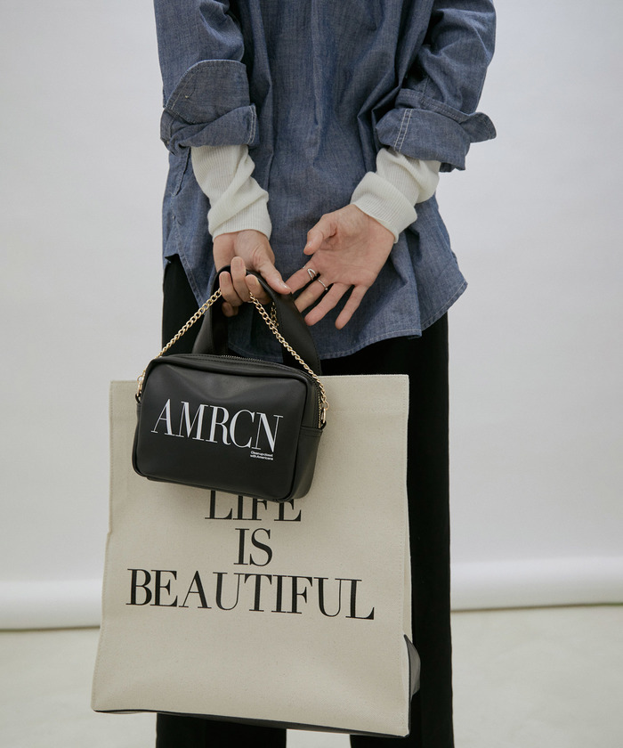 Americana for SALON】別注MATCHING BAG/トート＆ミニショルダー