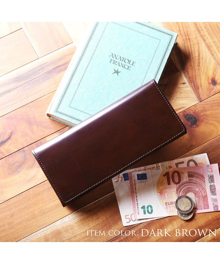 doob London 二つ折り 財布 ラウンドファスナー ドゥーブロンドン doob London [doob London]コードバンレザー長