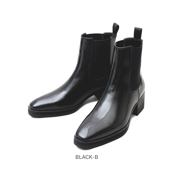 セール 5%OFF】glabella Heel－Up Chelsea Boots glbb－176(505083148