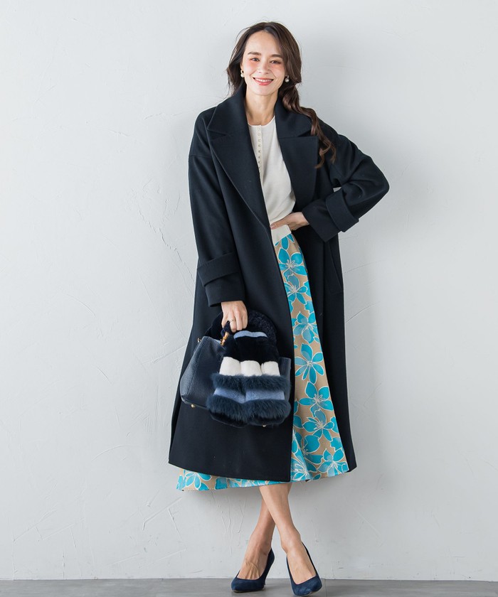 セール】ビアッジョブルー Viaggio Blu SP140Jackalロングコート セール】ビアッジョブルー Viaggio Blu SP140Jackalロングコート
