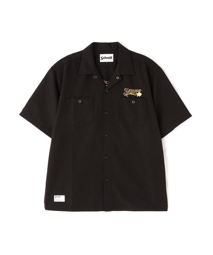 セール】T/C WORK SHIRT ROSE EMBROIDERED/ 刺繍ワークシャツ