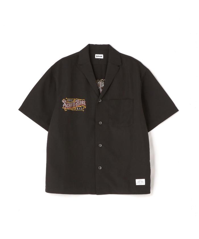 セール】EMB. TC SHIRT BARBER/刺繍シャツ 