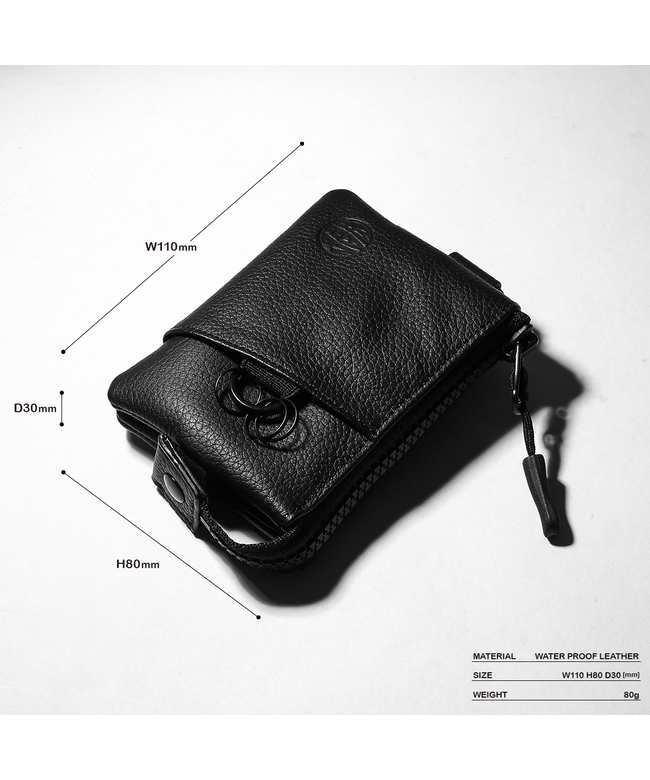 DIESEL ディーゼル Dロゴ レザー 二つ折り財布 コンパクト