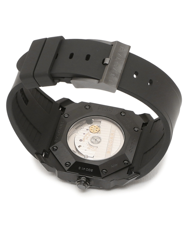 ブルガリ 時計 メンズ オクト ウルトラネロ 41mm 自動巻 ブラック ...