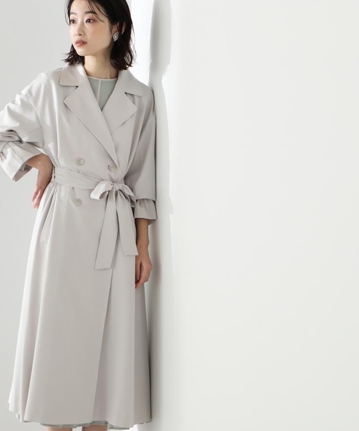 セール 20%OFF】クリアツイルドレストレンチコート(505091917