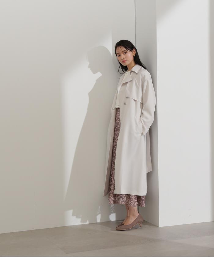セール 20%OFF】パウダリーツイルコート(505091915