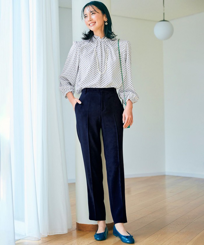 セール 30%OFF】【洗える】ジオメトリックパターン フリル