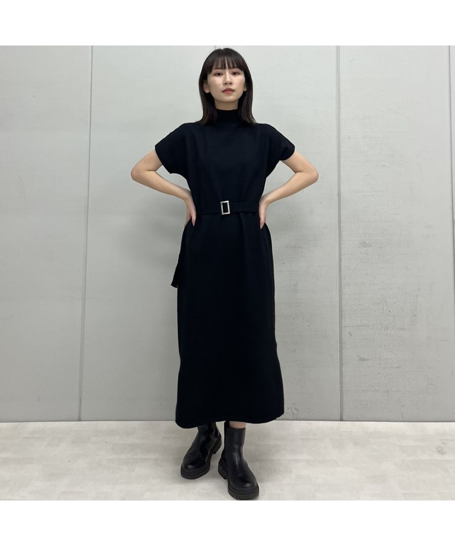 セール 10%OFF】アンドソワレ &soiree ベルト付きハイネック