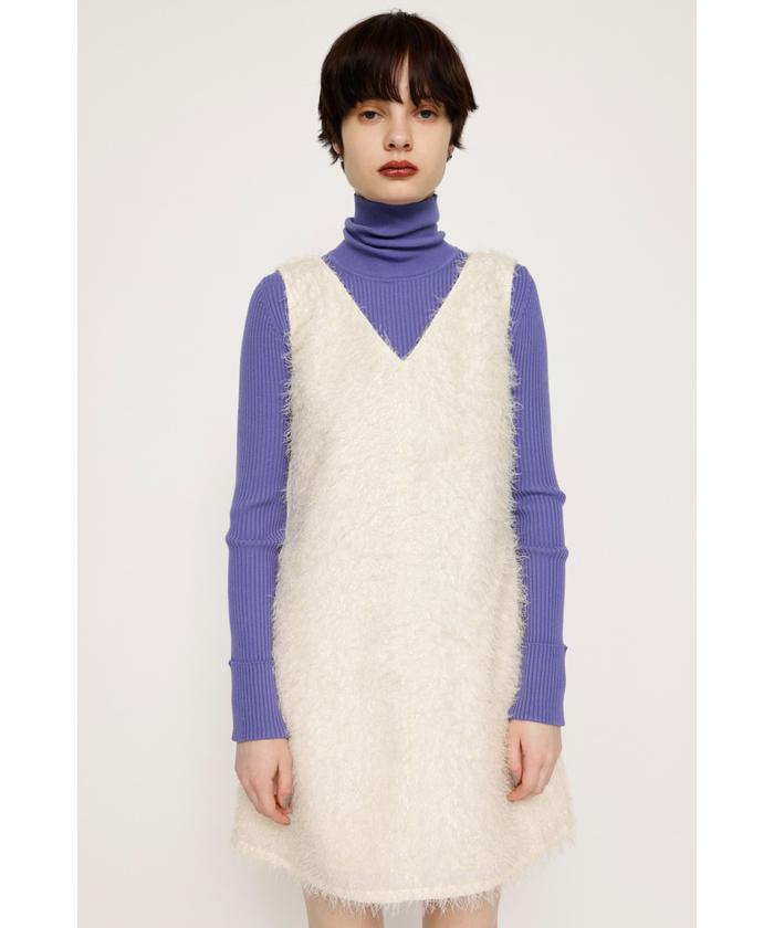 SLY SHAGGY GLITTER MINI ワンピース SHAGGY GLITTER MINI ワンピース | スライ(SLY) | マルイウェブ