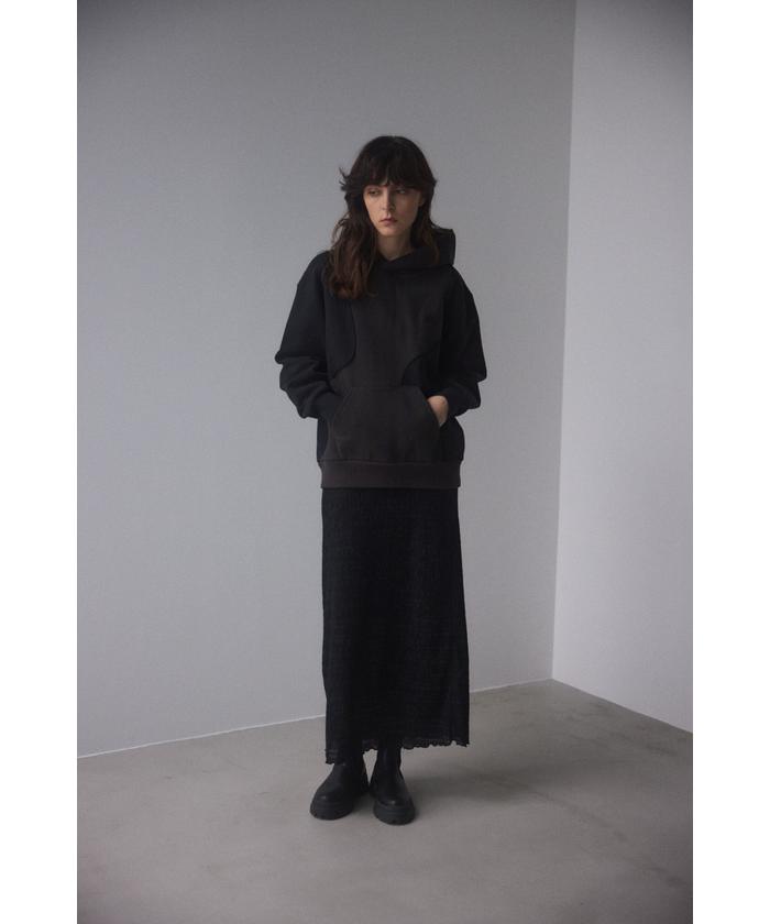 セール】wave patch hoodie(505095411) | ブラックバイマウジー(BLACK