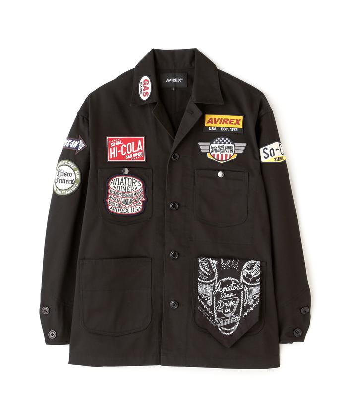 AVEREXアヴィレックス　カバーオールジャケット A-2 クラッシー シャシー/A-2 CLASSY CHASSY（カバーオール