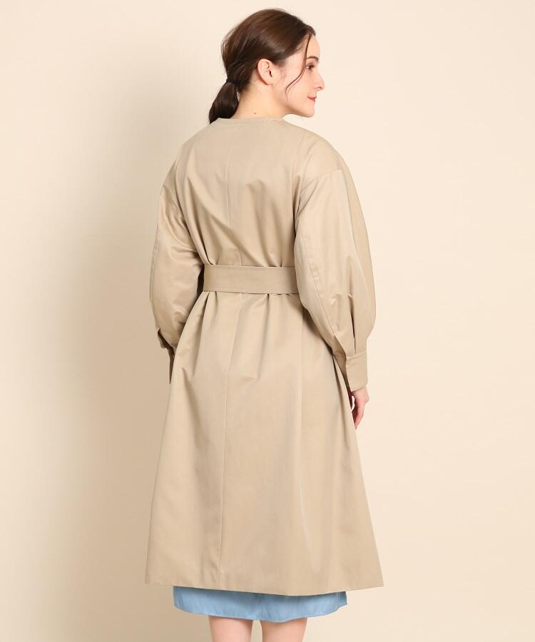 セール 50%OFF】◇ベルト付きノーカラーコート(503942039
