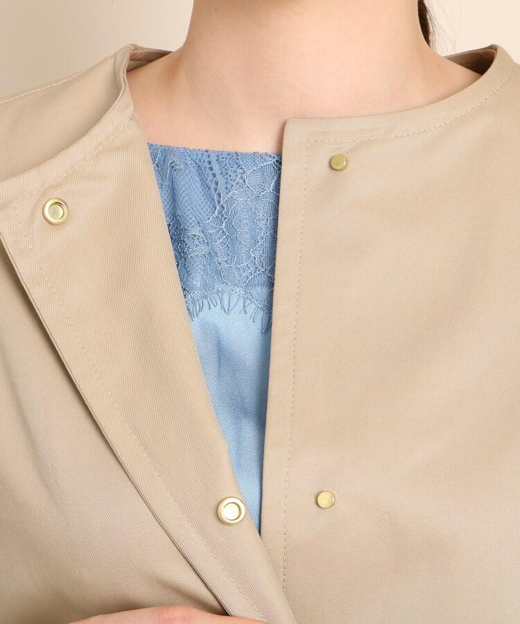 セール 50%OFF】◇ベルト付きノーカラーコート(503942039