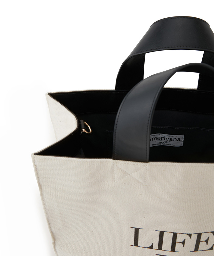 Americana for SALON】別注MATCHING BAG/トート＆ミニショルダー
