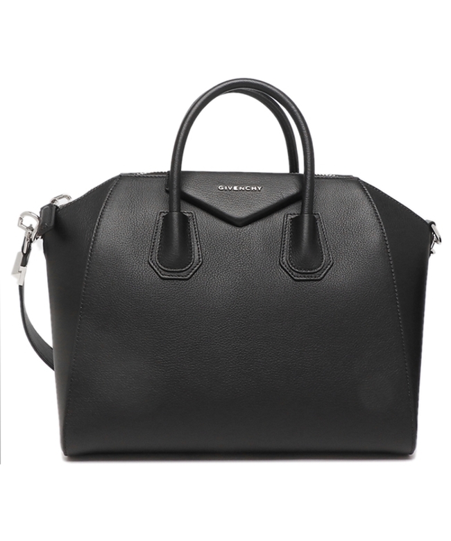 【美品】GIVENCHY ハンドバッグ ビジュー インナーポケット ブラック