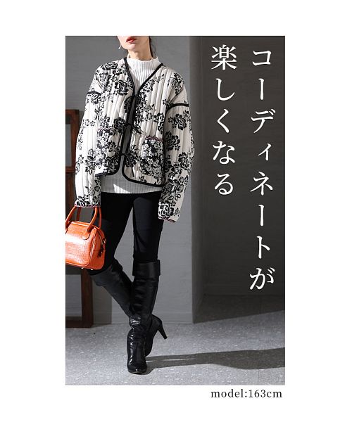 値下げ！　未使用★花柄♥️リバーシブル スヌード リバーシブル花柄ジャケット(505095691) | サワアラモード(Sawa