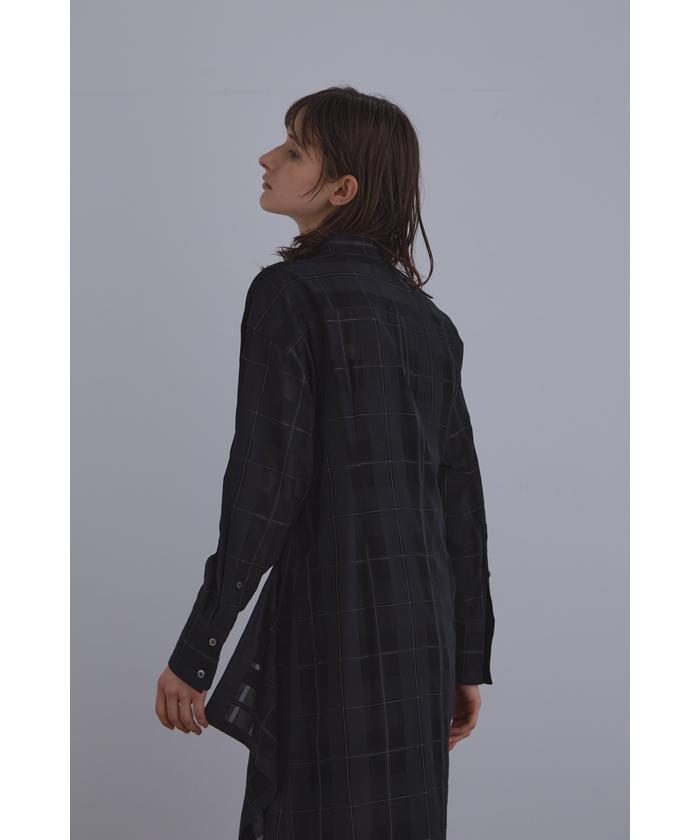 期間限定のお買い得商品 クーポン】【セール 30%OFF】《LE PHIL》シアードビーチェック ワンピース
