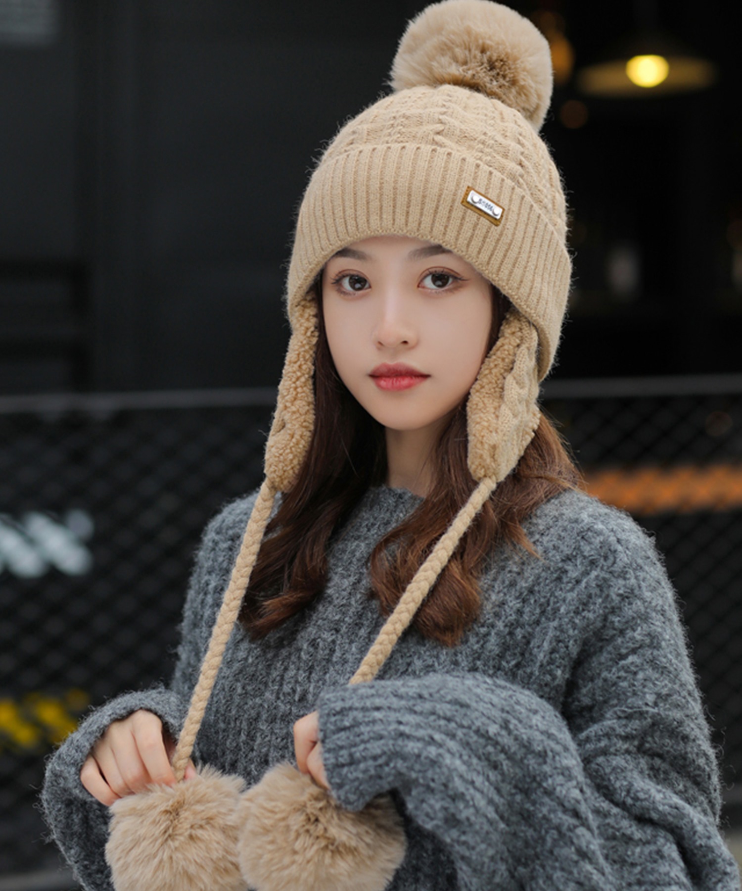（ブランドロゴ）の人気ランキング テディショップ プードルウール風耳当て レディース Teddyshop 帽子