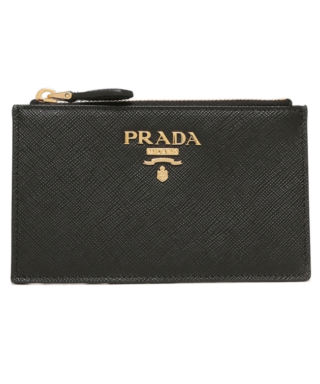 ‼︎お値下げ中‼︎バイカラーPRADA 名刺入れ　パスケース 本革　ブルー