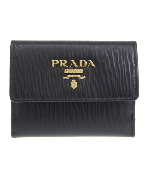 極美品✨プラダ 財布 希少品 ブラック VITELLO BOX NERO - メルカリ