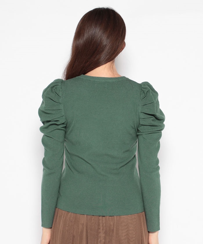 トップス bijou puff sweat バブ Bab パワーショルダーニットトップス(505076089) | バブ