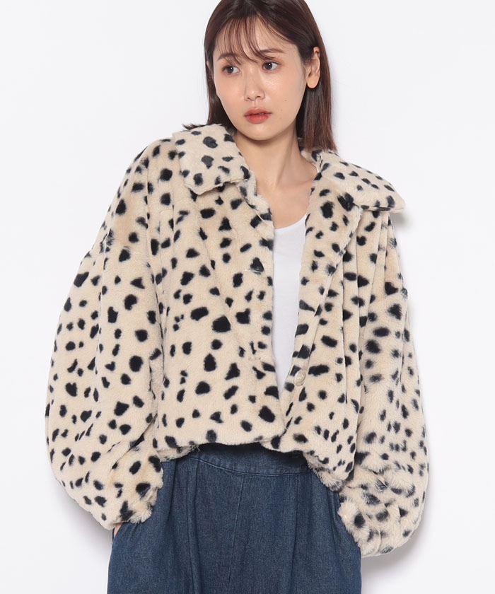 NICE CLAUP ファーショートコート one after another NICE CLAUP/【one after another】ファー